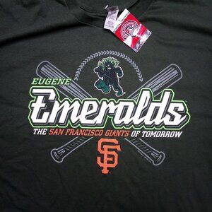 NWT Eugene Emeralds Affiliate Minor League Baseball T-Shirt